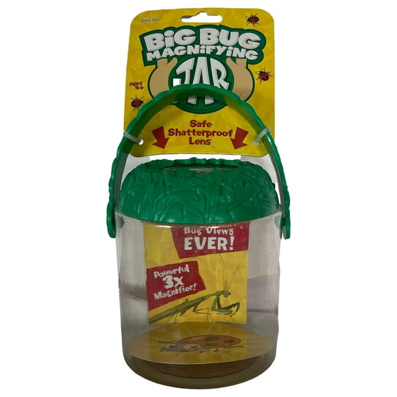 Insect Lore Big Bug Magnifying Jar with 3X Magnifier Lid