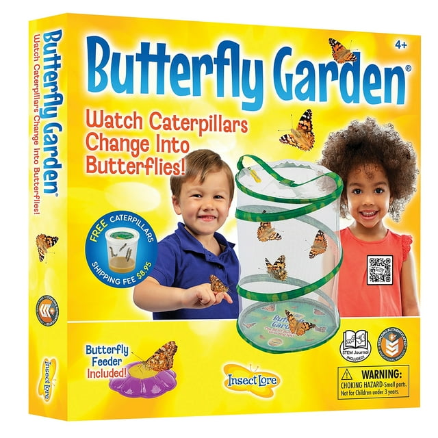 Insect Lore Butterfly Garden® Growing Kit- With Voucher to Redeem Caterpillars Later