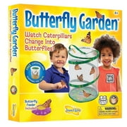 Insect Lore Raise and Release Butterfly Garden Kit – Caterpillar Habitat with redeemable Voucher – STEM-accredited Butterfly Growing Kit for Kids, Classrooms, and Homeschool Learning
