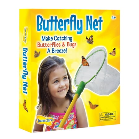 Insect Lore Butterfly Net Yellow/Green (ILP5020)