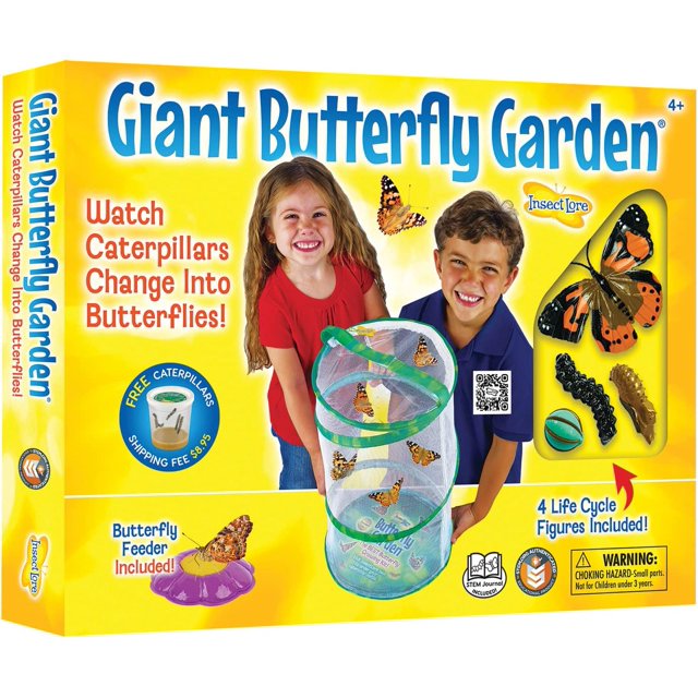 Insect Lore Giant Butterfly Garden with Voucher 18 Inch Habitat