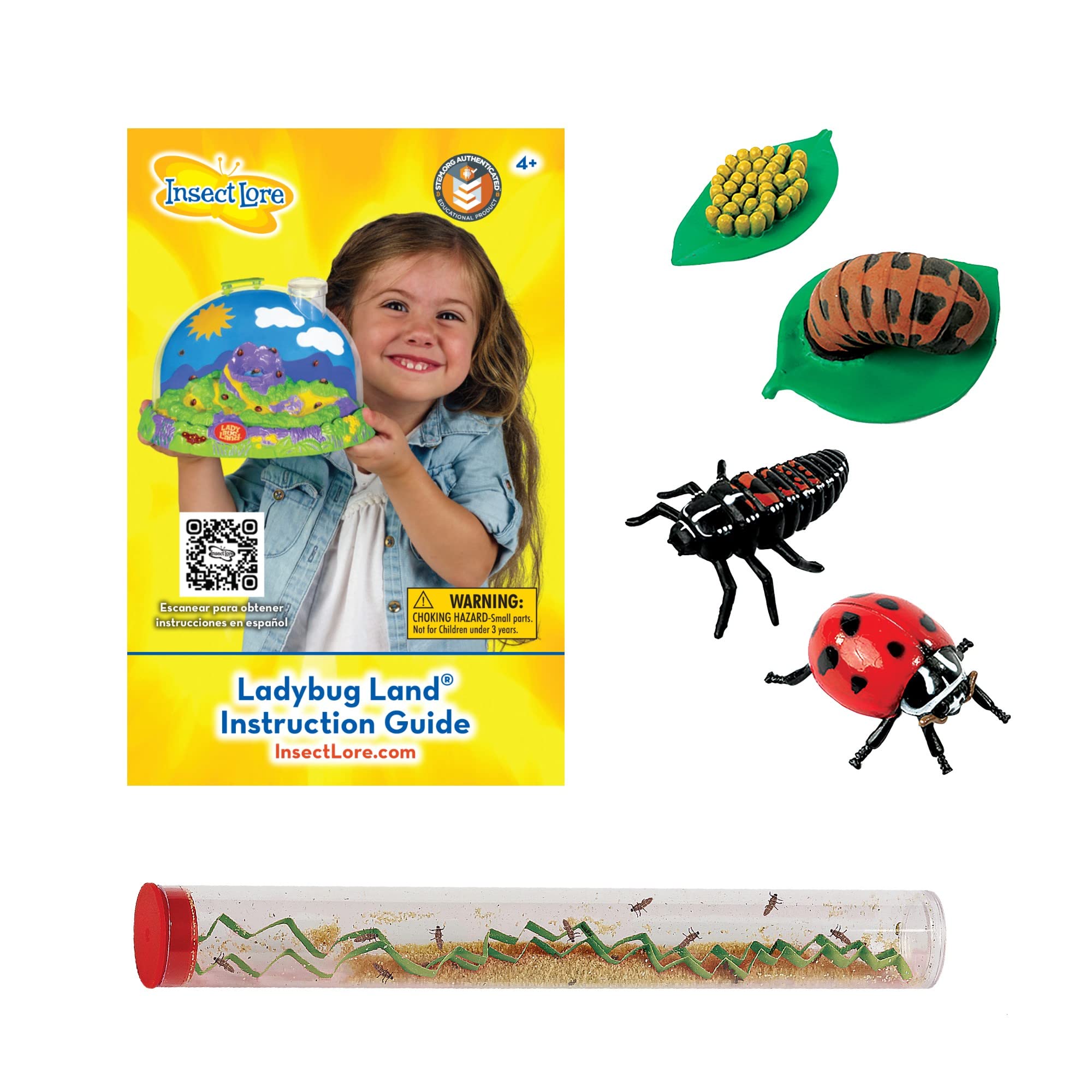Insect Lore Live Baby Ladybug Larvae Ladybug Growing Kit REFILL with
