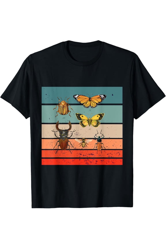 Insect Lover T-Shirt Various insects Minibeasts Insects Entomology