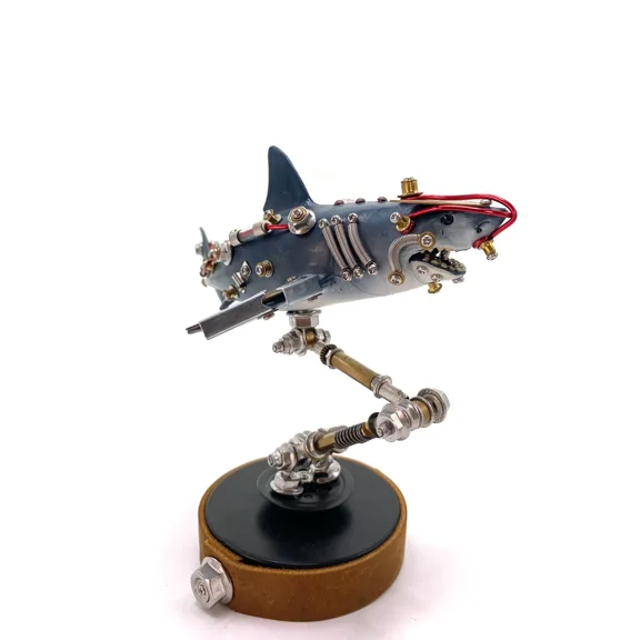 Insect Mechanical Insect Shark Metal Figurines Decor Handmade Crafts sculpture