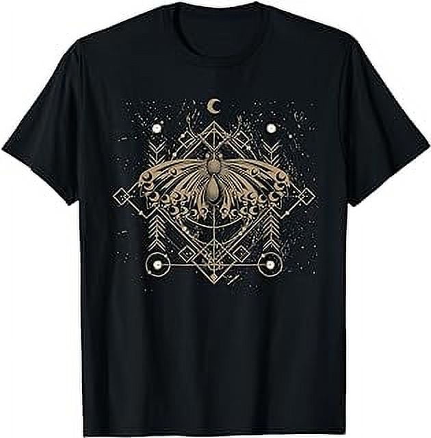 Insect Pagan Gothic Dark Magic Blackcraft Moth Witch Occult T-Shirt ...