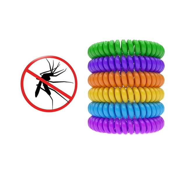 Insect Repellent 25 Pack Natural Mosquito Insect Bracelets Outdoor Indoor Control Wristbands For Babies Toddler Kids,Multicolor,Mosquito Repellent ,Baby Mosquito Repellent,Bug Spray