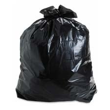 Stout 33% Recycled Insect Repellent Trash Bags, 35 Gallons, 33" x 40", Black, Box Of 80