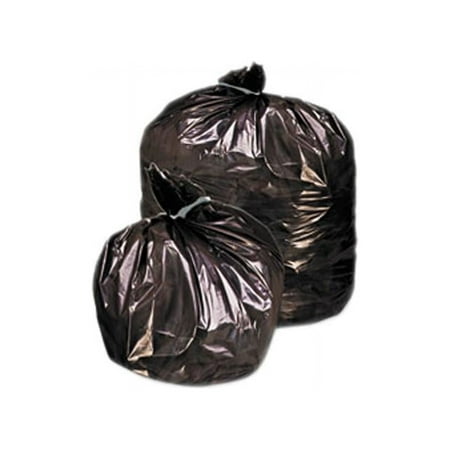 Stout Insect Repellent Trash Bags - 45 gal Capacity - 33" Width x 45" Length - 2 mil (51 Micron) Thickness - Black - Polyethylene - 65/Carton - Recycled
