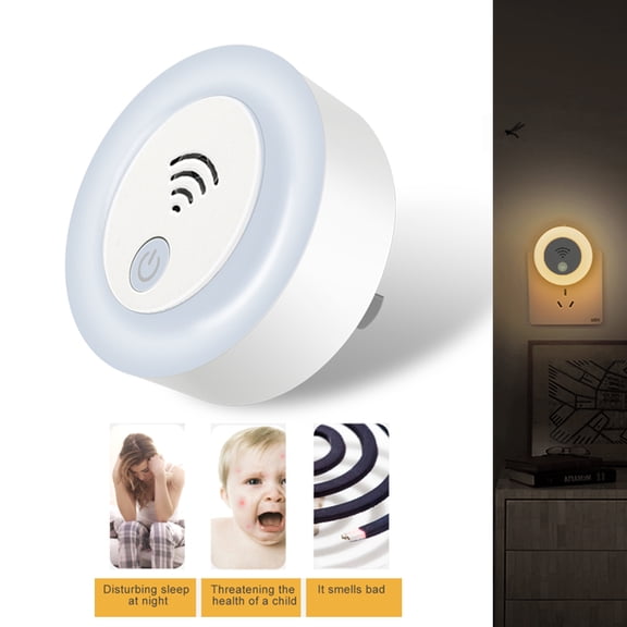 Insect Repellent,Ultrasonic Pest Repeller, Electronic Indoor Pest Repellent Plug in for Mosquito,Mice,Roach,Spider,Insects