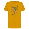 thumbnail image 1 of Insect Scorpion Sketch Scorpio T-Shirt Men -Image by Shutterstock, Male 3X-Large, 1 of 2