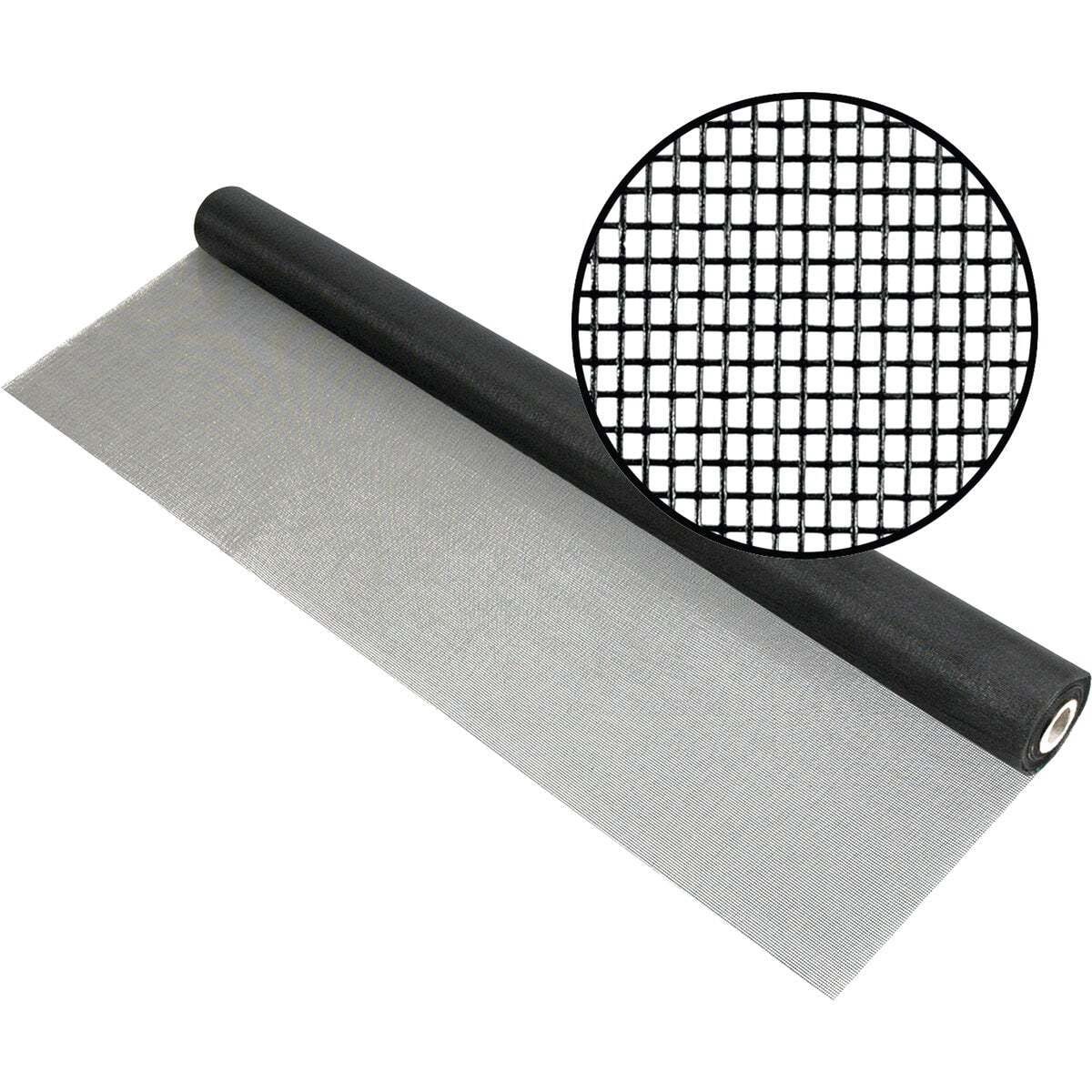 Fine Insect Screen Insect Screen Standard Fiberglass Charcoal 36 in. x 100 ft. - Walmart.com