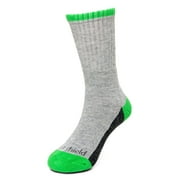 Insect Shield Kids Sport Crew Socks, Grey Heather, Large