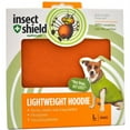 thumbnail image 1 of Insect Shield Lightweight Hoodie Large, Orange, 1 of 3