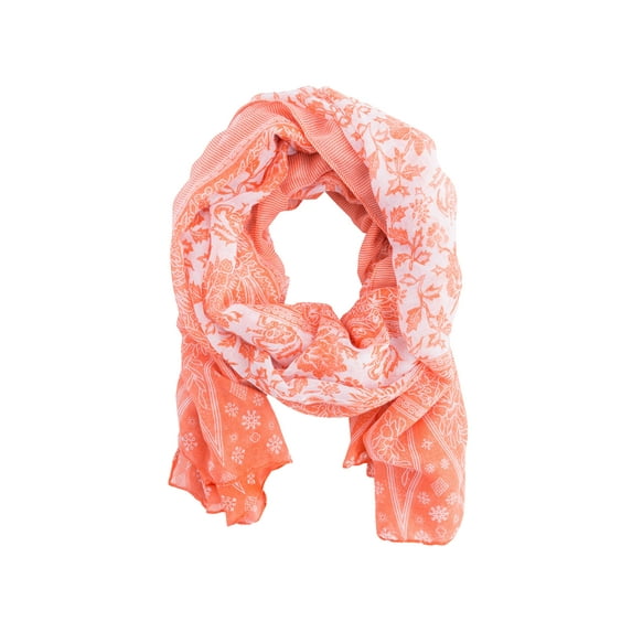 Insect Shield Lightweight Versatile Wrap Scarf for Insect & Bug Protection - Coral, One Size