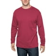 thumbnail image 1 of Insect Shield Men's UPF Dri-Balance Long Sleeve Pocket T-Shirt, Burgundy, XX-Large, 1 of 3