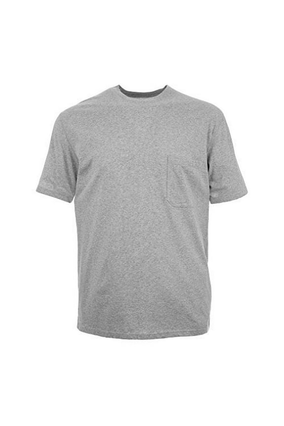Men's UPF Dri-Balance Short Sleeve Pocket Tee, Heather Grey, 3X-Large