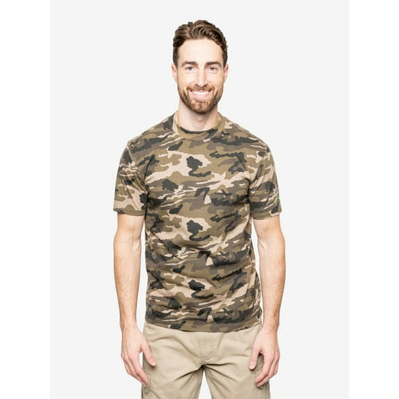 Insect Shield Men's Woodland Camo Short Sleeve T-Shirt
