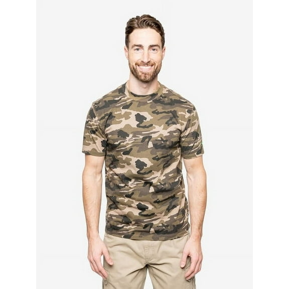 Insect Shield Men's Woodland Camo Short Sleeve T-Shirt