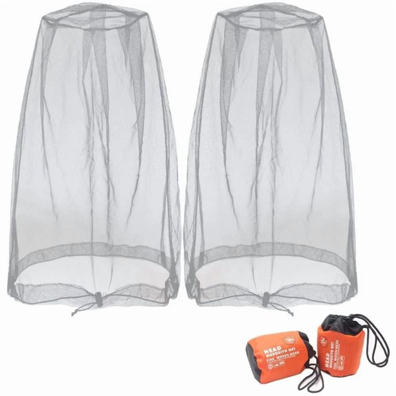 Insect Shield Net Hood for Head, Face and Neck, Protective Mesh against Flying Pests, Gnats and Bugs by Benvo