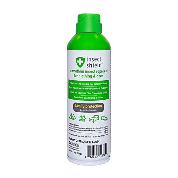 Insect Shield Premium Permethrin Mosquito and Insect Repellent Spray, 6 oz