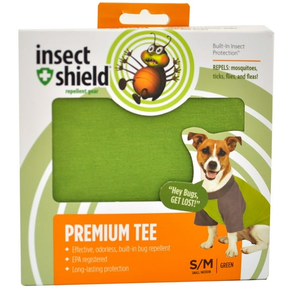 Insect Shield Premium Tee Small/Medium, Green