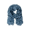thumbnail image 1 of Insect Shield Wildflower Versatile Scarf Wrap for Insect & Bug Protection, Navy, One Size, 1 of 4