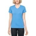 thumbnail image 1 of Insect Shield Women's UPF Dri-Balance Short Sleeve V-Neck T-Shirt, Periwinkle Blue, Small, 1 of 3