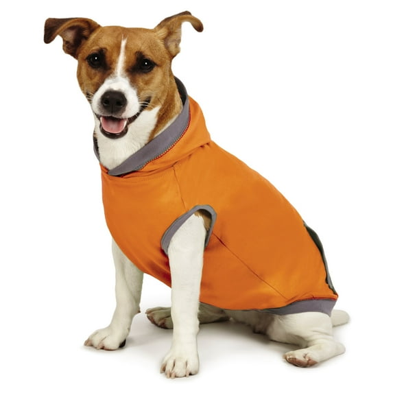 Insect Shield for Pets Lightweight Hoodie, Orange, X-Large