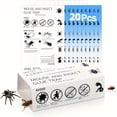thumbnail image 1 of Insect Traps And Insect Glue Traps Indoor Household Use Sticky Pest Control Tray For Catching Flying Insects With Peanut Fragrance 10PC, 1 of 5