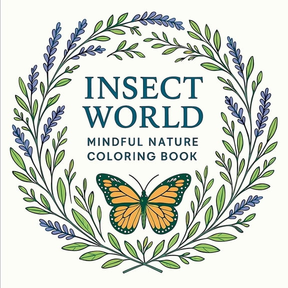 Insect World - Mindful Nature Coloring Book (Paperback)