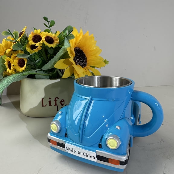 Insect-shaped Fun Coffee Cup, Mug, Car-shaped Drinking Cup, Novel Tea Cup, Large-capacity Unique Drinking Set, Office Decoration Cup