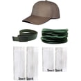 thumbnail image 1 of InsectGuard Permethrin Treated Tick Gaiters / Sleeves and Mosquitoes Flies Chiggers & More Insect Repellent Complete Package 1 (Green/White/Khaki) One Size Fits All Up To Adult Medium, 1 of 1