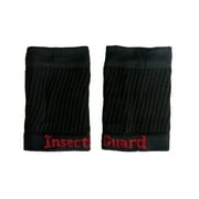 InsectGuard - Permethrin Treated Tick Gaiters/Sleeves and Mosquitoes Flies Chiggers & More Insect Repellent 4 Inch Long Pair Black