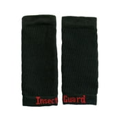 InsectGuard - Permethrin Treated Tick Gaiters/Sleeves and Mosquitoes Flies Chiggers & More Insect Repellent 7 Inch Long Pair Black
