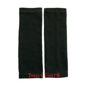 InsectGuard Permethrin Treated Tick Gaiters/Sleeves and Mosquitoes Flies Chiggers & More Insect Repellent Extra Wide 10 Inch Long Pair Black XW