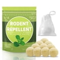 thumbnail image 1 of InsectX Mouse Rodent Repellent, 20 Pack Rat Repellent for House, Peppermint Oil Squirrel Repellent, 1 of 8
