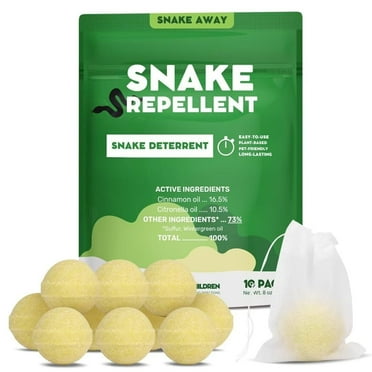 InsectX easy to use plant-based Cinnamon Oil Citronella Oil Snake repellant, 10 Pack