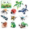 thumbnail image 1 of Insects Collection Building Set for Kids, 10 Packs Bug Building Blocks, Animals Insect Bug Toys, 1 of 6