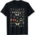 thumbnail image 1 of Insects Collection Species Bugs Chart Entomology Graphic T-Shirt, 1 of 5