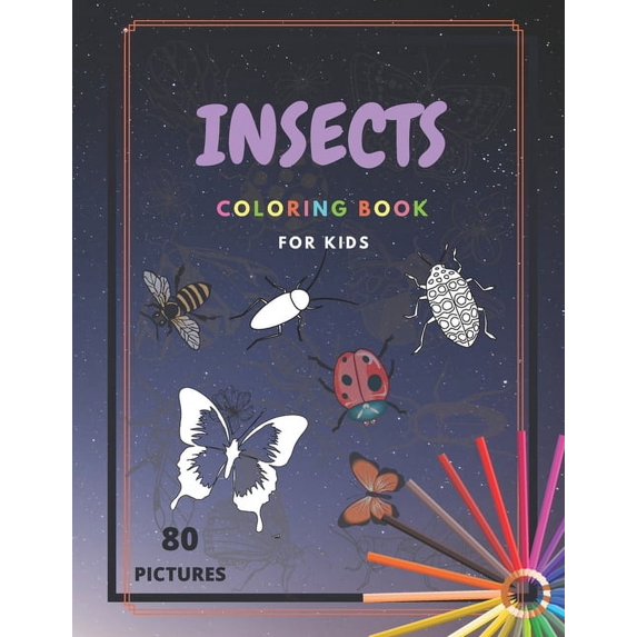 Insects Coloring Book