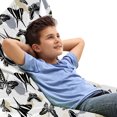 thumbnail image 1 of Insects Lounger Chair Bag, Demonstration of Repetitive Various Butterflies on a Plain Background, High Capacity Storage with Handle Container, Lounger Size, White and Multicolor, by Ambesonne, 1 of 5