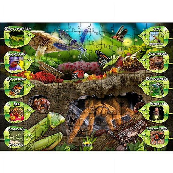 Insects Smart Puzzle With 4D Educational App - 150 Pieces