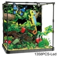 thumbnail image 1 of Insects Tropical Rainforest Building Sets for Adult,Animals Botanical Collection Toys with LED, 1 of 7