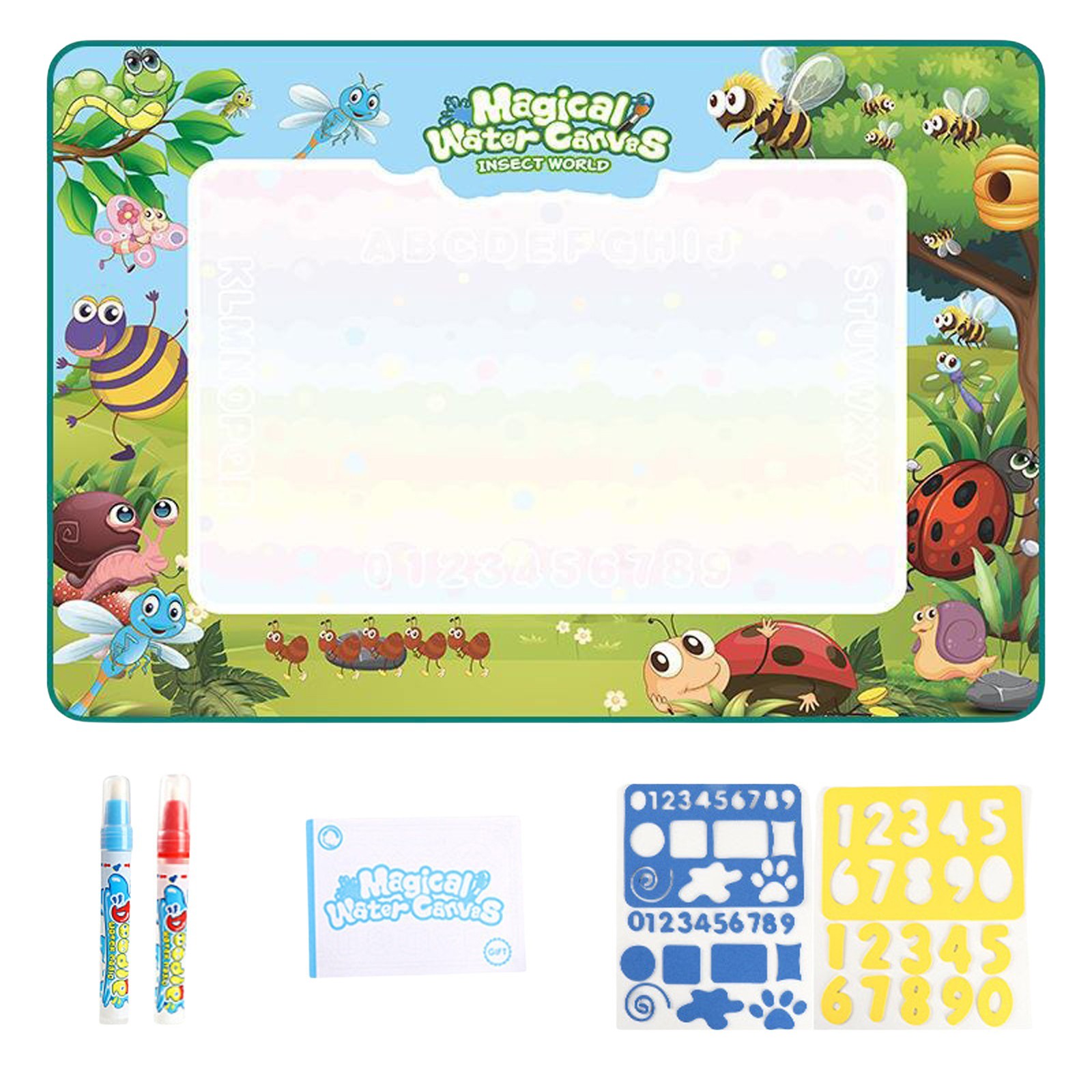 Water Play Insect Insects Water Canvas Children's Drawing Toy Reusable Insect World ...