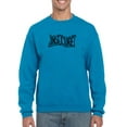 thumbnail image 1 of Insecure Slanted Slogan Sweatshirt Men -Image by Shutterstock, Male 5X-Large, 1 of 4