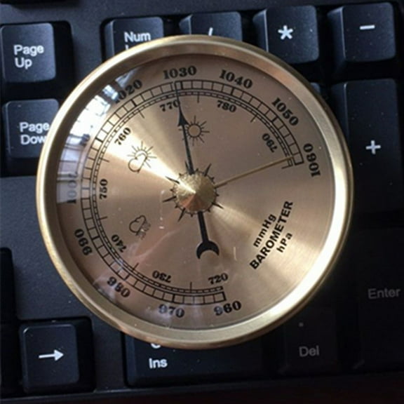 Multifunctional Insert Dial Barometer Tool for Home Use - Accurate Weather Forecasting and Pressure Measurement Instrument