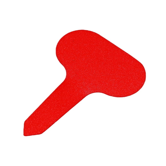 Insert Gardening Label Card Identification Ground Flower Potted Marker Stake 50PCS, 5 cmx7 cm, Red