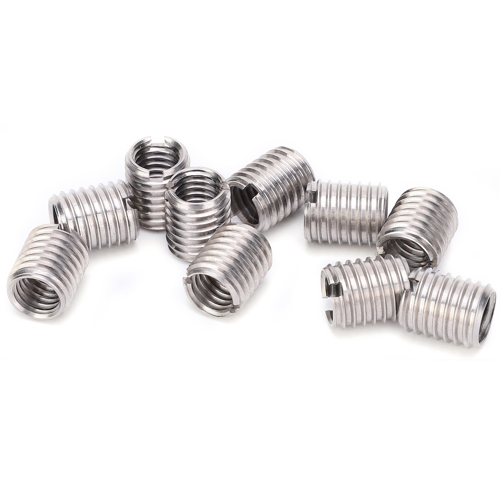 Insert Nut,10Pcs Insert Nut Thread Repair Sleeve Threaded Bushing Screw ...