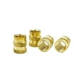 thumbnail image 1 of Insert Nut Set Brass Hot Melt Knurled Nut Thread Heat Molding Double Twill Injection Embedment Copper Nut 3D, 1 of 7
