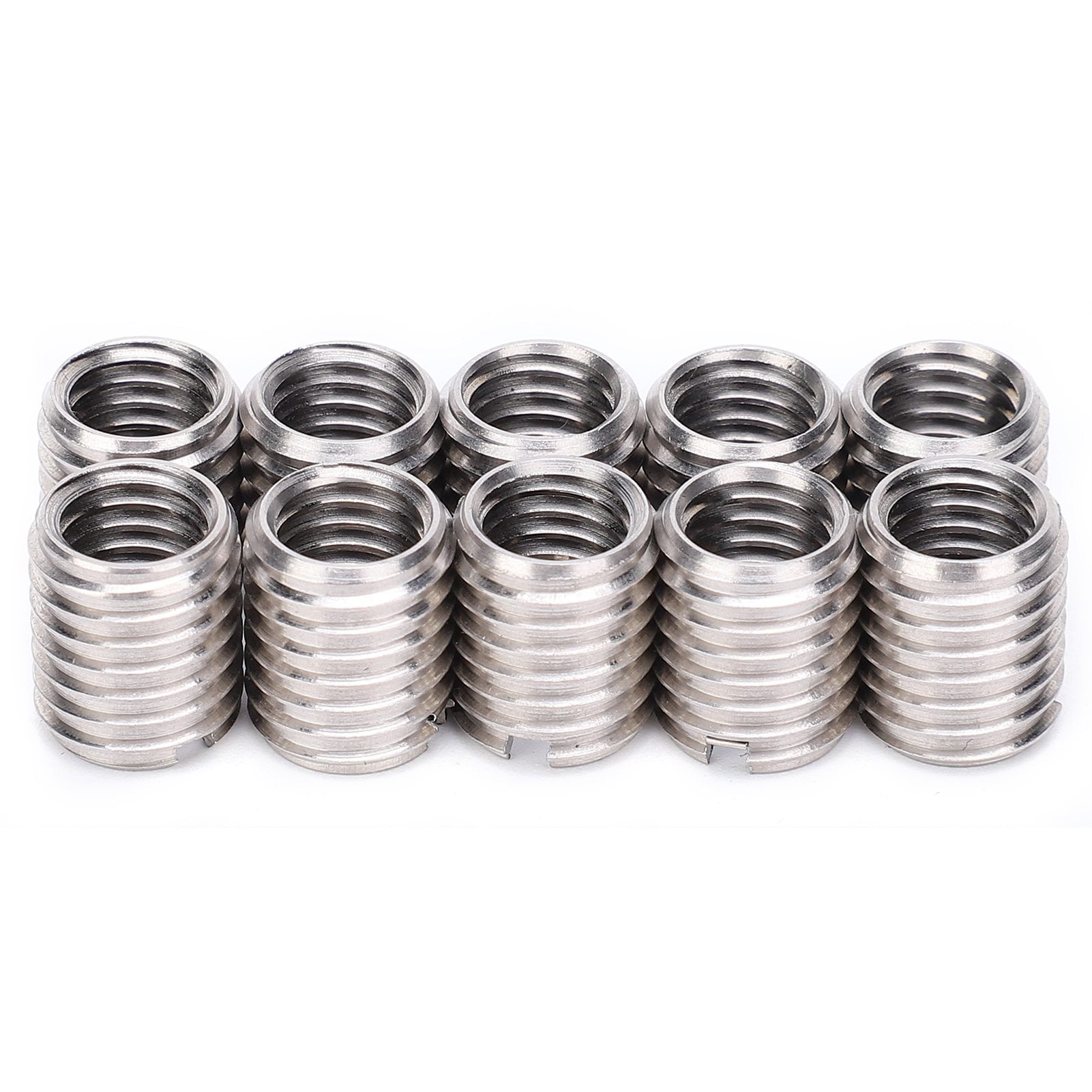 Insert Nuts & Bushings for Damaged Threads, Screw Conversion Tool 10PCS Thread Repair Kit